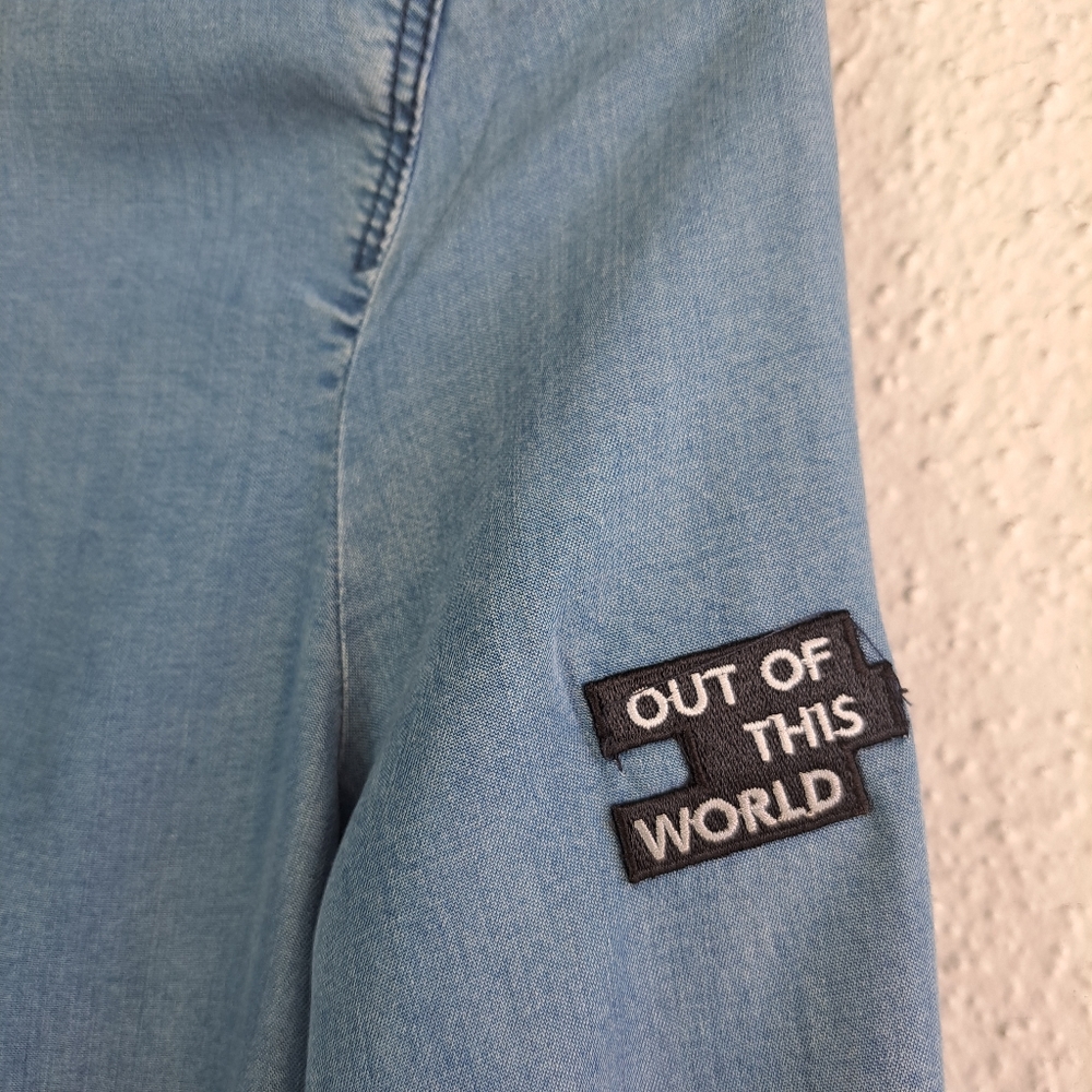 🆕️NWT ZARA BASIC Z1975 DENIM Jacket - Picture 6 of 7
